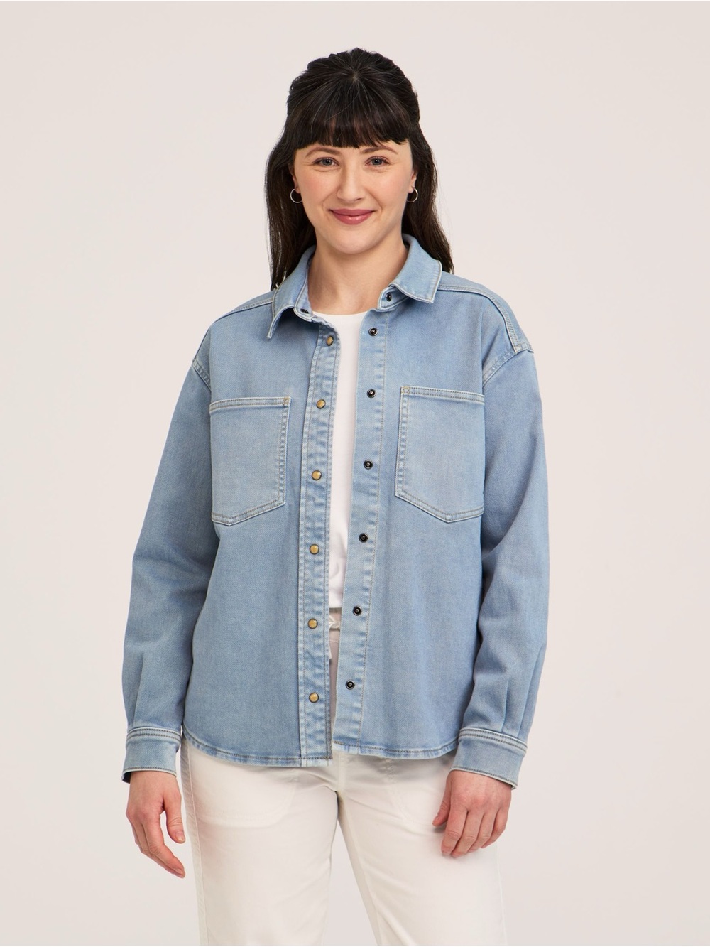 Farwest denim Shacket size small